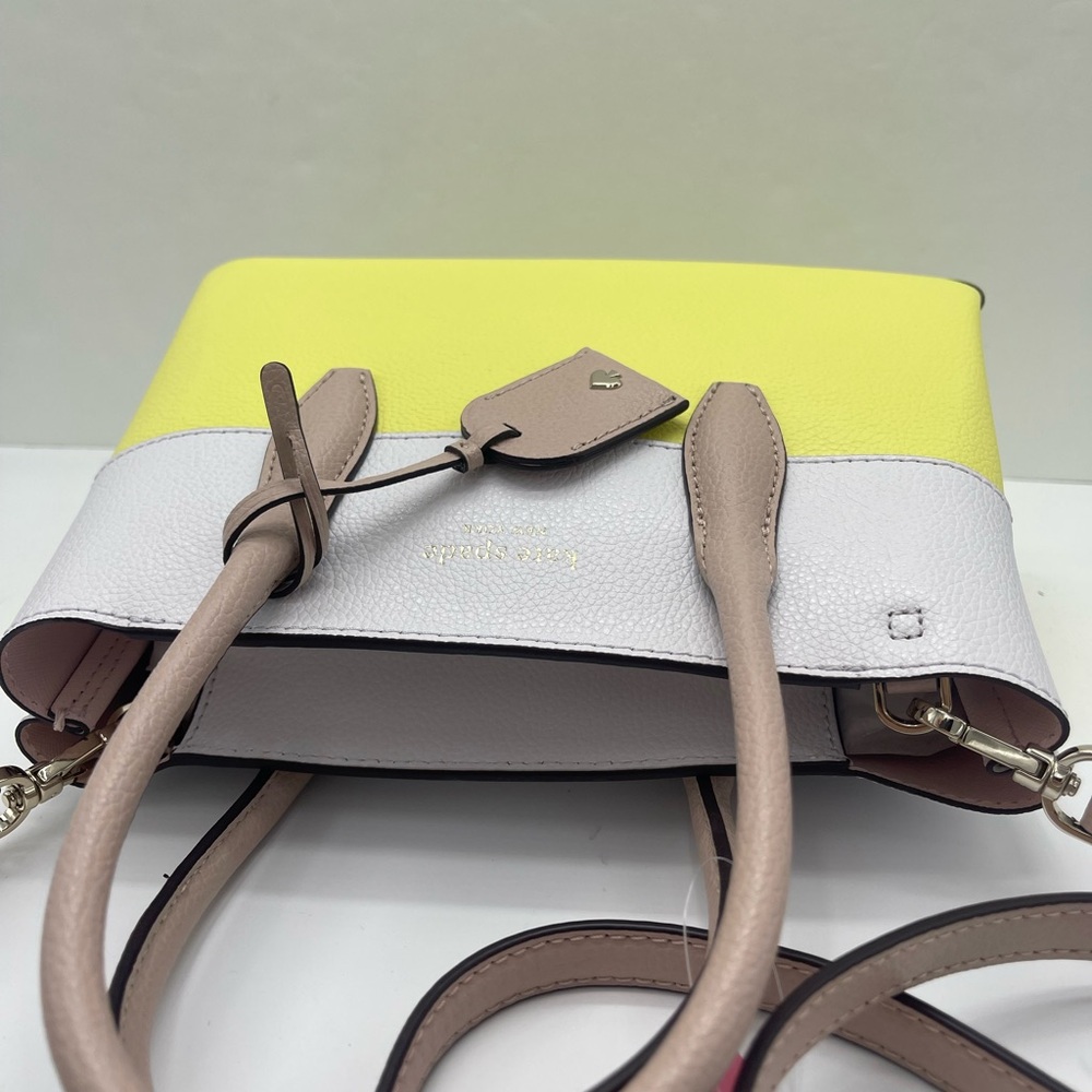 Kate Spade Eva Colorblock Small Top Zip Satchel Crossbody 
Limelight Multi 
NWT - Picture 9 of 16